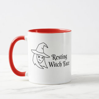 Resting Witch Face Mug | Funny Witch Halloween