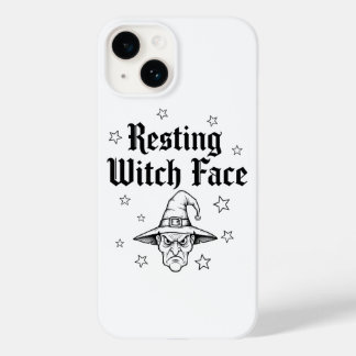 Resting Witch Face Phone Case – Gothic Halloween 