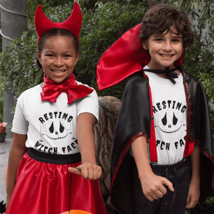 Resting Witch Face: Sassy Cute Halloween T-Shirt