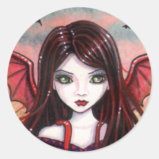 Restless Dusk Vampire Fairy Stickers