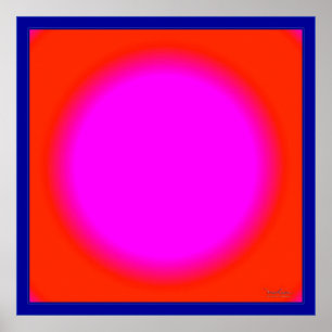 Restless Flashing Pink Ball Poster