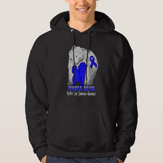 Restless Legs Syndrome Awareness Sister Support Ri Hoodie (Front)