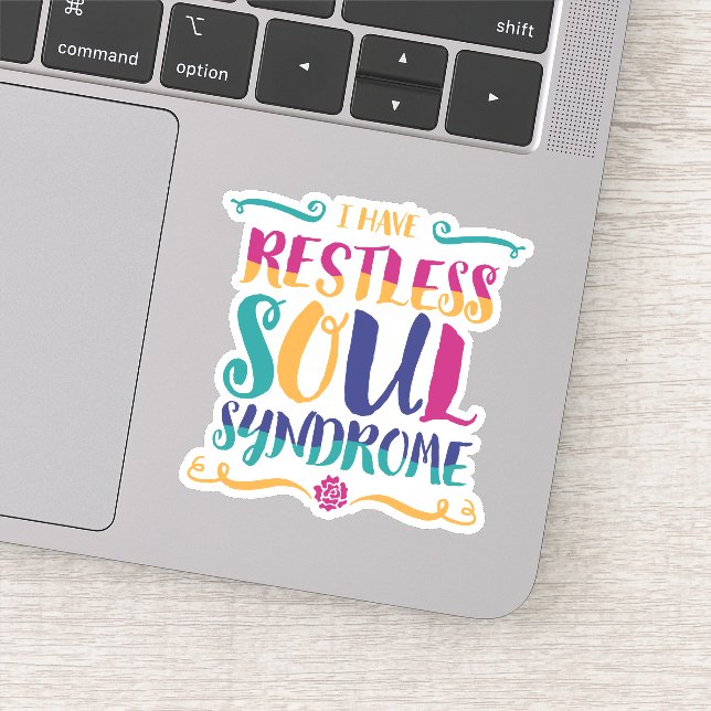 Restless Soul Syndrome Typography Hippie (Detail)