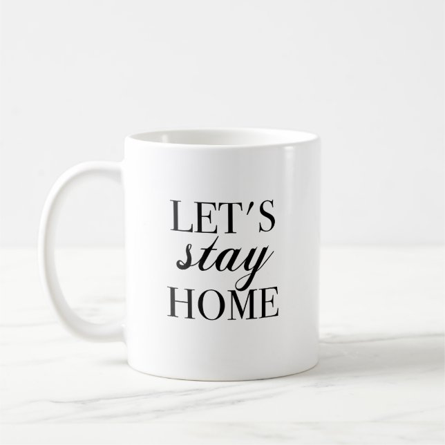 Restons à la maison Mug (Gauche)