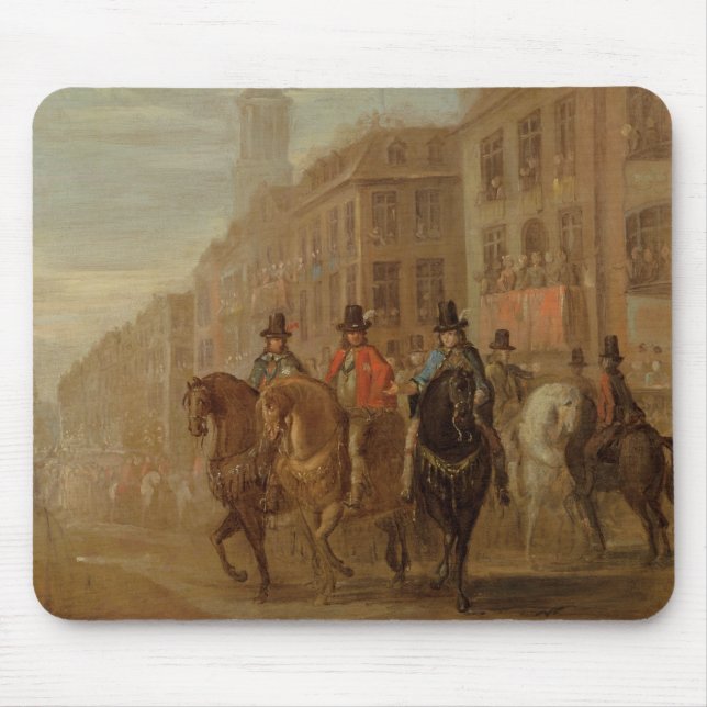 Restoration Procession of Charles II at Cheapside, Mouse Pad (Front)