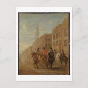 Restoration Procession of Charles II at Cheapside, Postcard