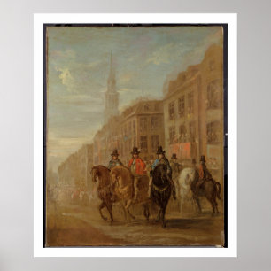 Restoration Procession of Charles II at Cheapside, Poster