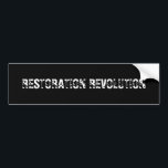RESTORATION REVOLUTION BUMPER STICKER<br><div class="desc">RR</div>