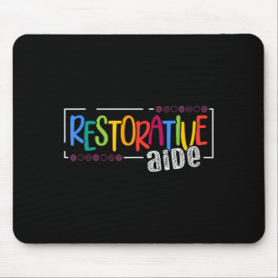 Restorative Aide Designs Unisex-Adults Black Short Mouse Pad