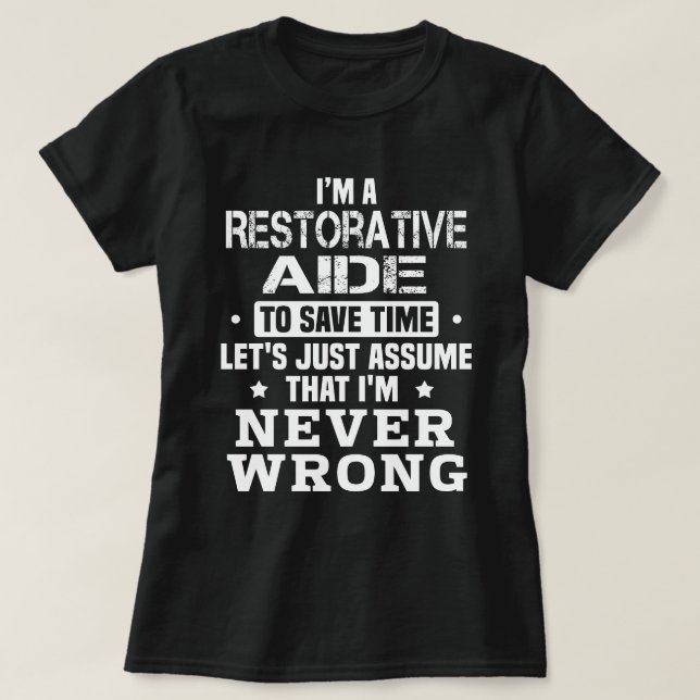 Restorative Aide T-Shirt (Design Front)