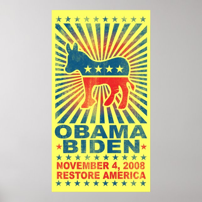 Restore America Vintage Poster (Front)