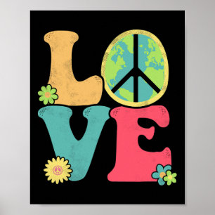 Restore Earth Day Peace Sign Love Hippie Save The 