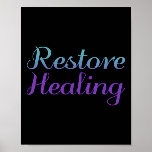 Restore Healing Suicide Prevention Depression Awar Poster