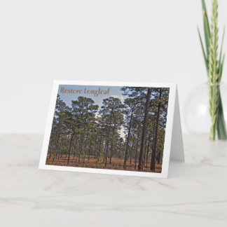 Restore Longleaf Card