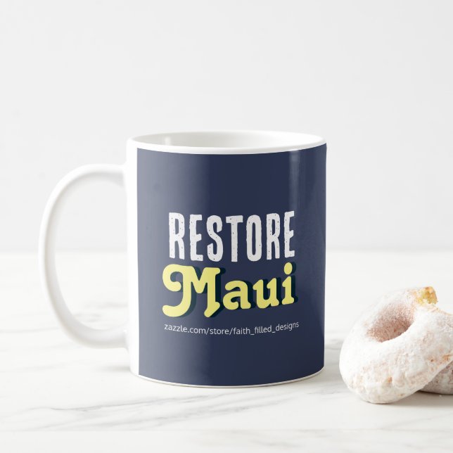 Restore Maui Coffee Mug (With Donut)