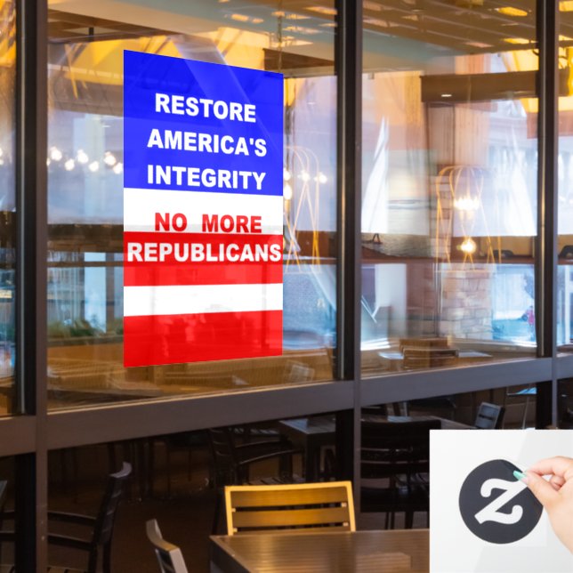 Restore  window cling (Restaurant Window)