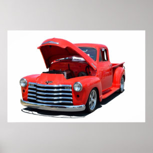 Restored Chevrolet Pickup Truck Poster