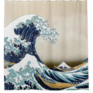 Restored Great Wave off Kanagawa by Hokusai