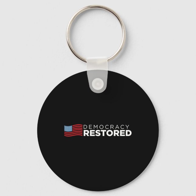 Restored January 20th 2021 Biden Harris  Keychain (Front)
