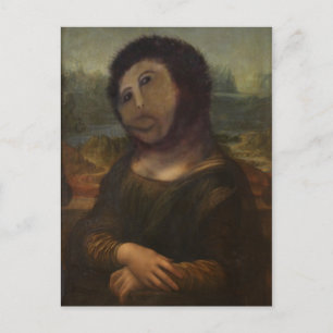 restored Mona Lisa Postcard