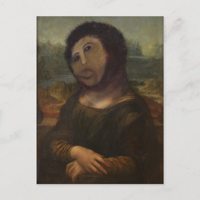 restored　Mona Lisa Postcard (Front)