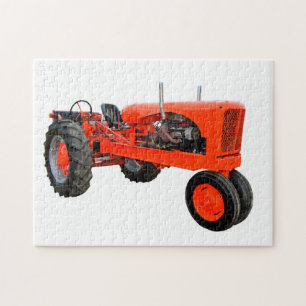 Restored Red Tractor Jigsaw Puzzle
