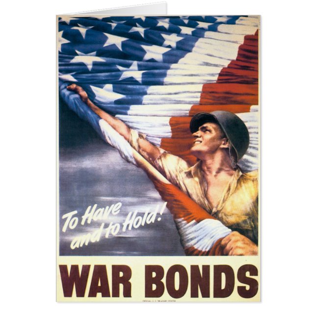 RESTORED "To have and to hold" war bonds WWII (Front)