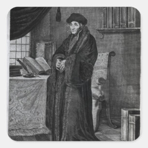 Restorer of the Latin language' Square Sticker