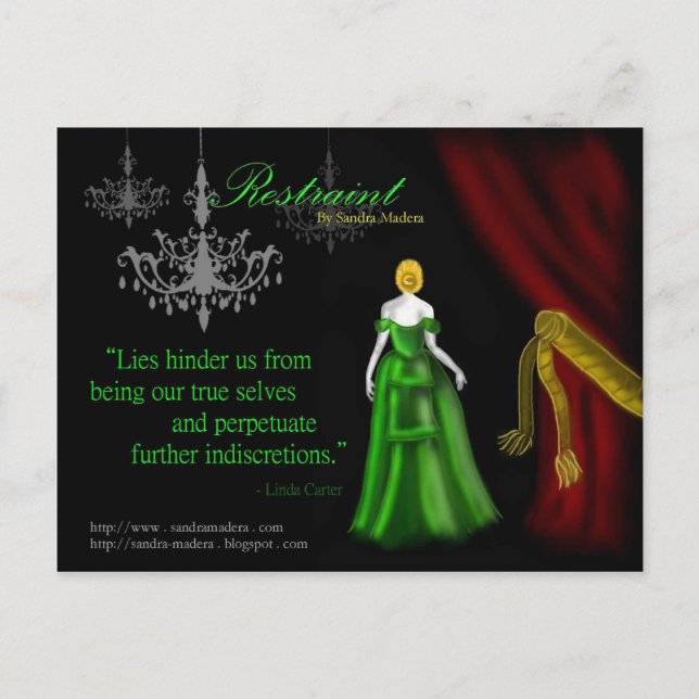 Restraint by Sandra Madera Postcards (Front)
