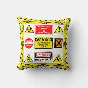 Restricted Area 1 Pillow