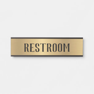 Restroom Hanging Door Signs Sign Name Plate