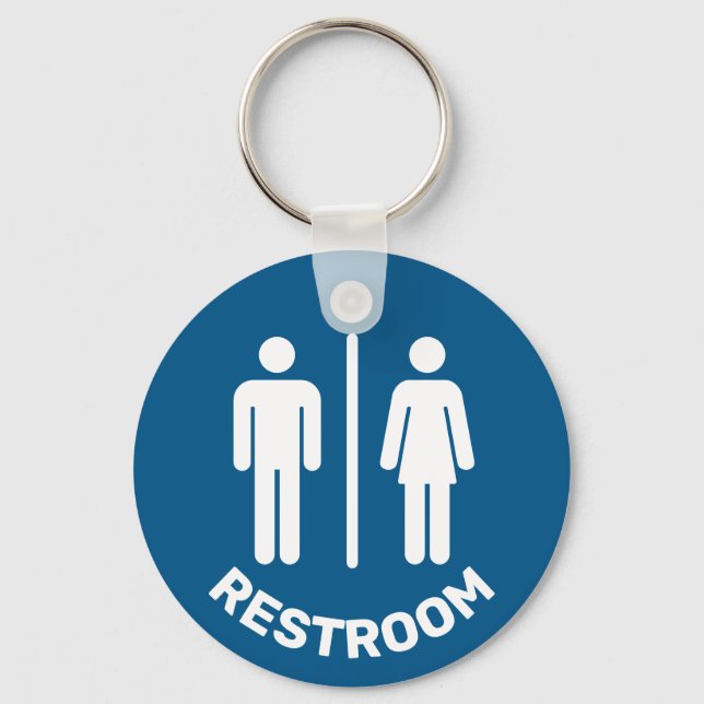 Restroom Keychain (Front)