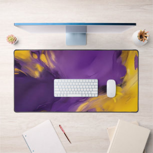 Résumé abstrait violet et or