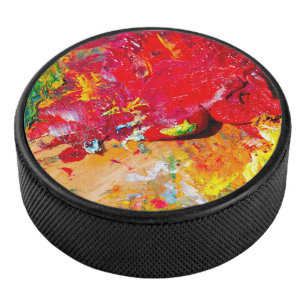 Résumé de la palette colorée d'artiste