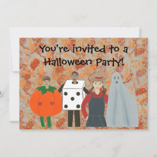 Résumé Invitations du costume d'Halloween