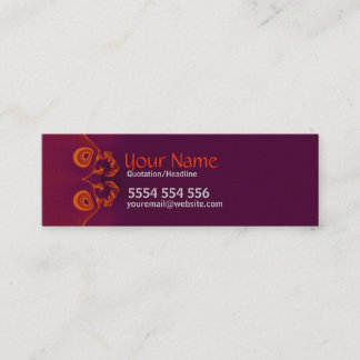 Résumé mini Carte de visite