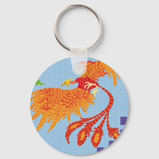 Resurgir del ave fenix keychain