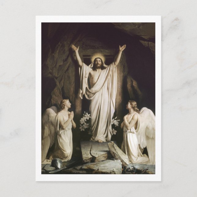 Resurrection at the Tomb Postcard (Front)