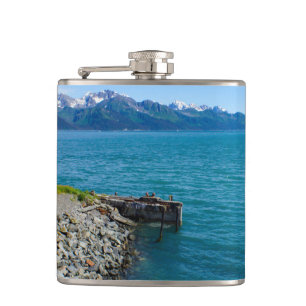 Resurrection Bay Hip Flask