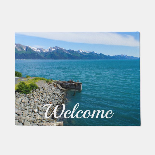 Resurrection Bay Welcome Doormat (Front)