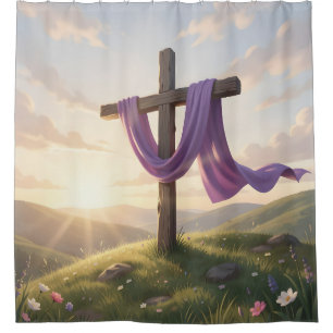 Resurrection Dawn – Christian Easter Art Shower Cu
