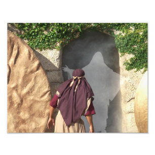 Résurrection de tombe vide de Jésus de photo du