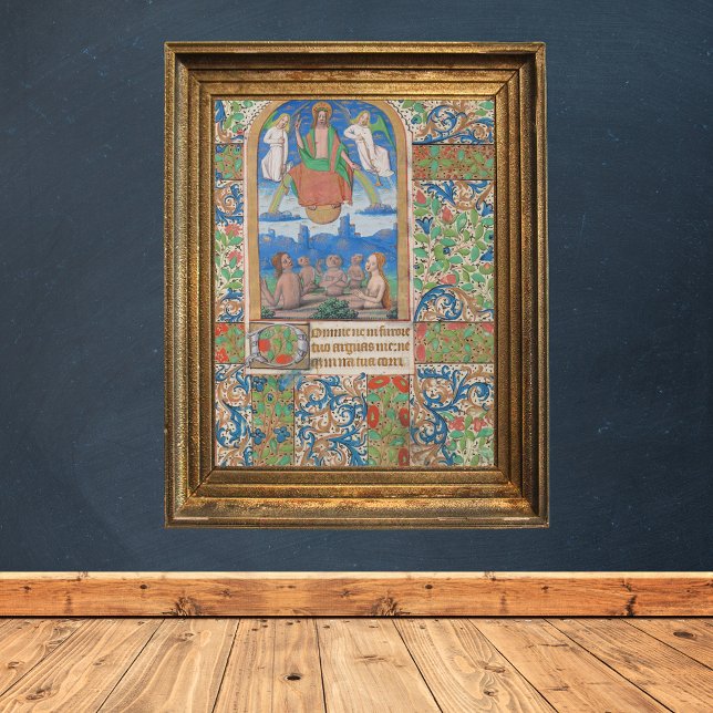 Resurrection Easter Medieval Manuscript Poster (Resurrection Easter Medieval Manuscript Poster)