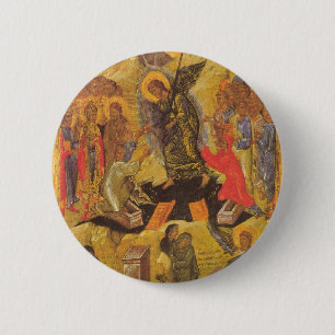 Resurrection Icon 2 Inch Round Button