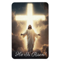 Resurrection Image Jesus in Clouds Greetings