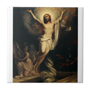 Resurrection of Christ by Robert Wilhelm Ekman Tile
