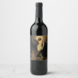 Resurrection of Christ by Robert Wilhelm Ekman Wine Label