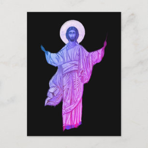 Resurrection of Christ Icon Postcard