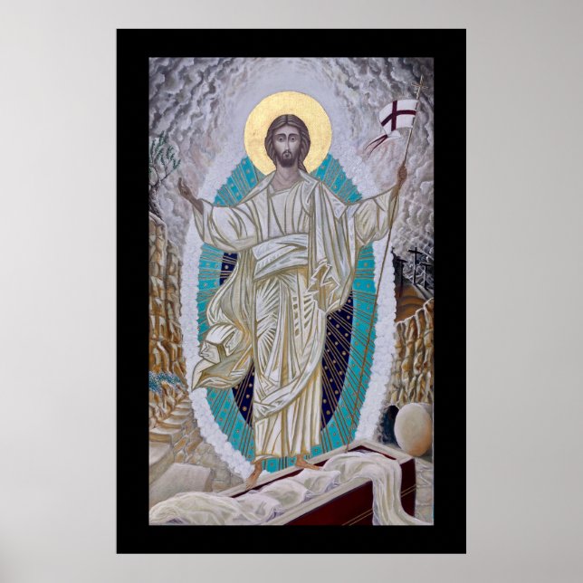 Resurrection of Christ Icon Poster (Front)