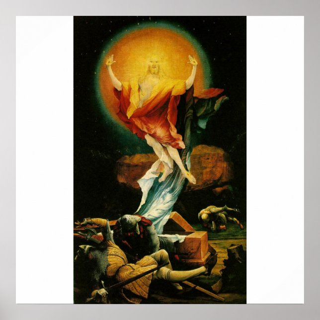 Resurrection of Christ - Poster - White background (Front)